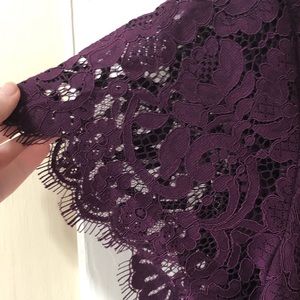 Loft Lace Overlay Dress